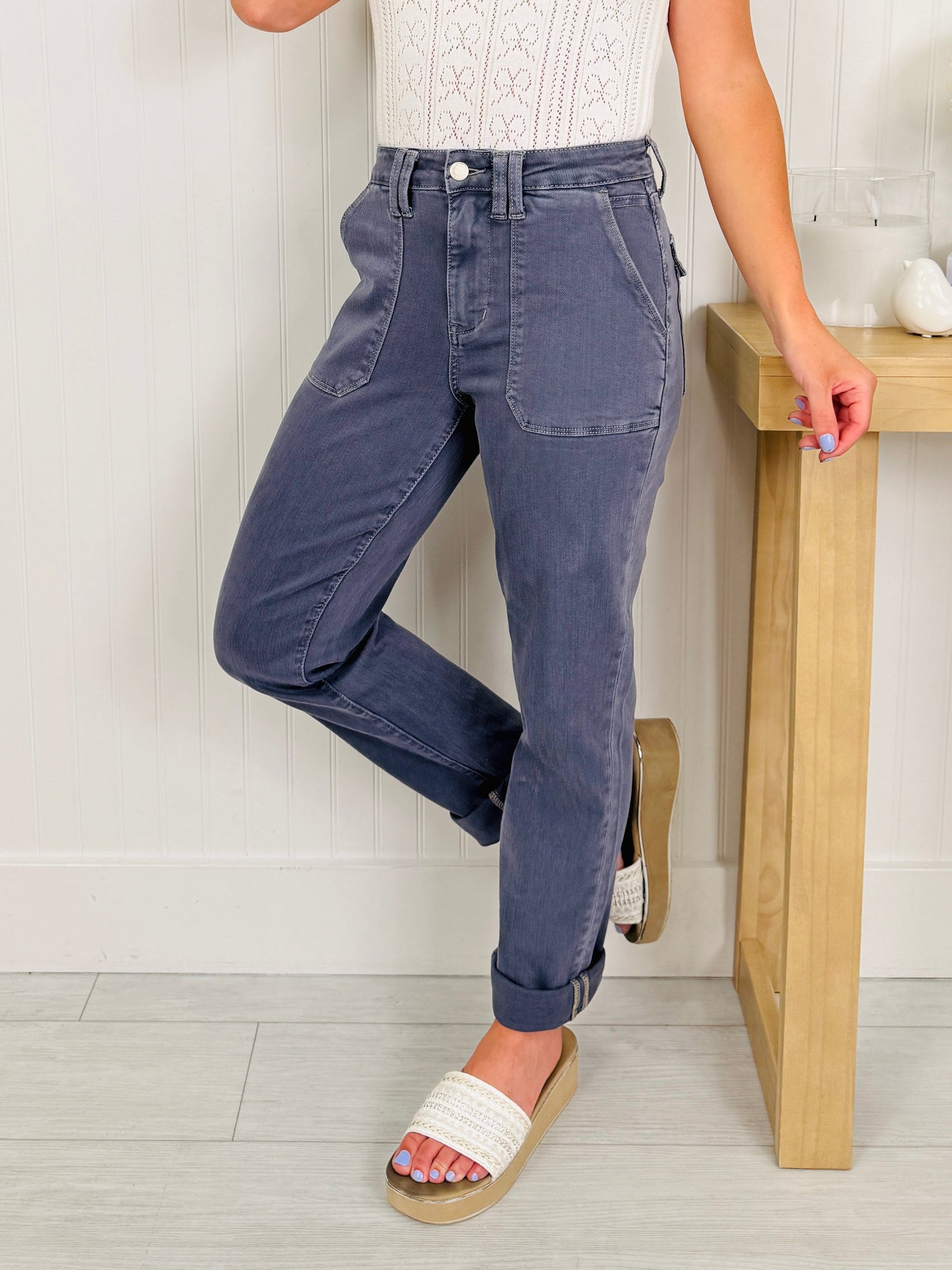 Blake | High-Rise Weekender Straight Jeans