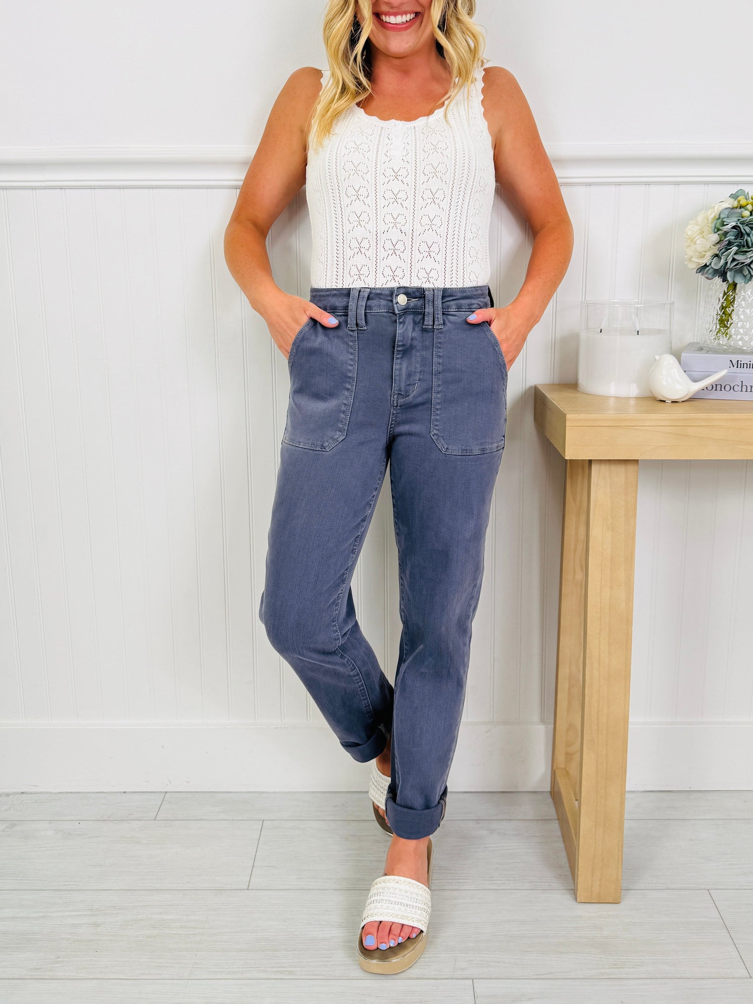 Blake High-Rise Weekender Straight Jeans