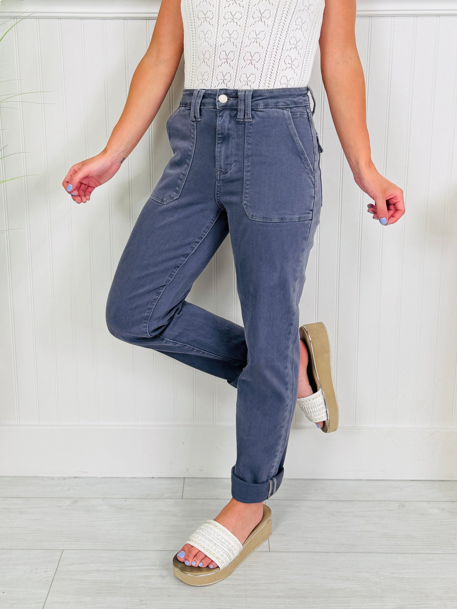 Blake | High-Rise Weekender Straight Jeans