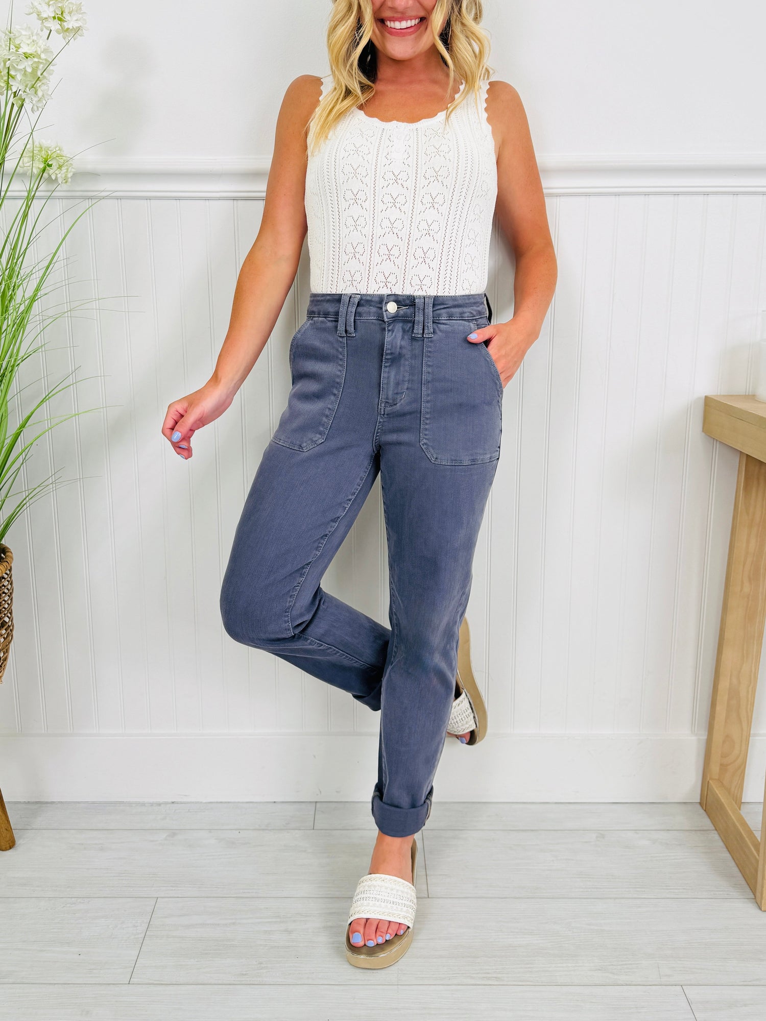 Blake | High-Rise Weekender Straight Jeans